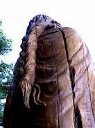 Washoe Woman Monumental Sculpture back view